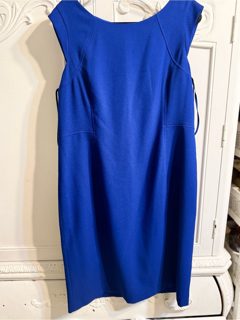 Kasper Sleeveless Midi Dress in Royal Blue